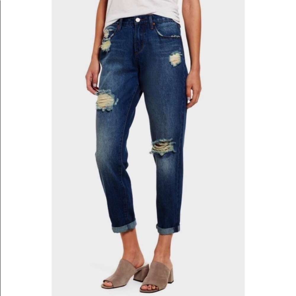 Leith Distressed Boyfriend Jeans